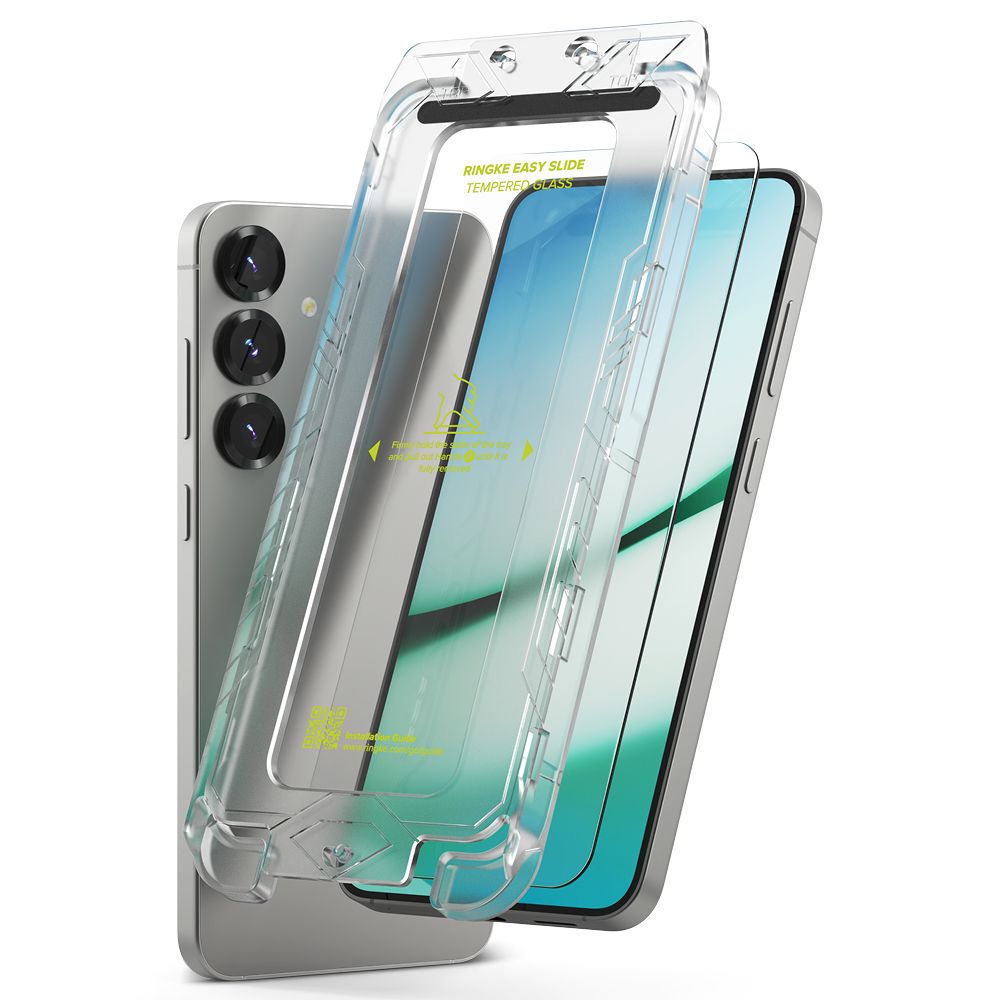 Ringke Ringke Galaxy S25 / S24 2-PACK Easy Slide Skärmskydd Härdat Glas