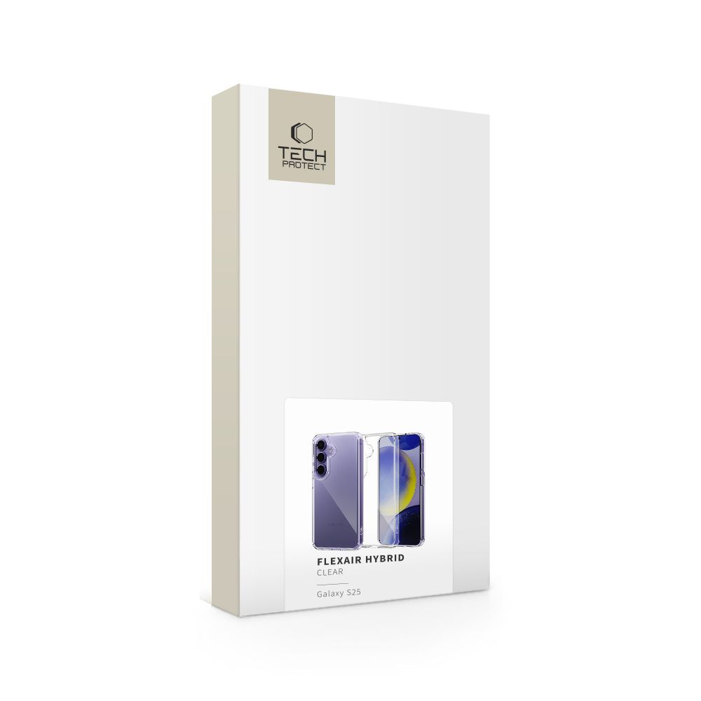 Tech-Protect Tech-Protect Galaxy S25 Skal FlexAir Hybrid Transparent