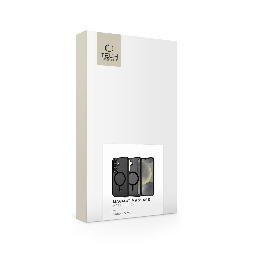 Tech-Protect Tech-Protect Galaxy S25 Skal MagSafe MagMat Matt Svart