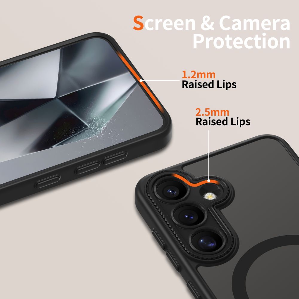 Tech-Protect Tech-Protect Galaxy S25 Skal MagSafe MagCam Matt Svart
