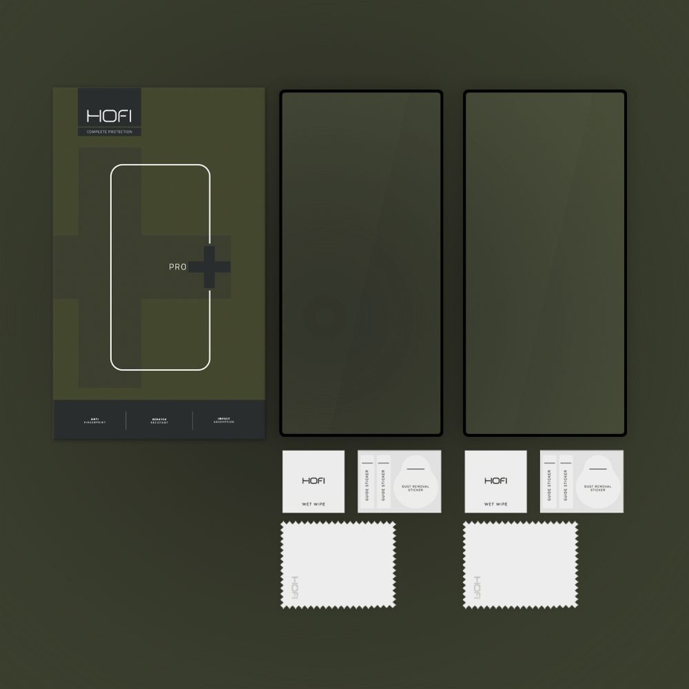 HOFI HOFI Galaxy S25 Ultra 2-PACK Skärmskydd Pro+ Härdat Glas Svart