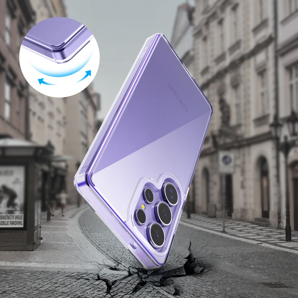 Tech-Protect Tech-Protect Galaxy S25 Ultra Skal FlexAir Hybrid Transparent