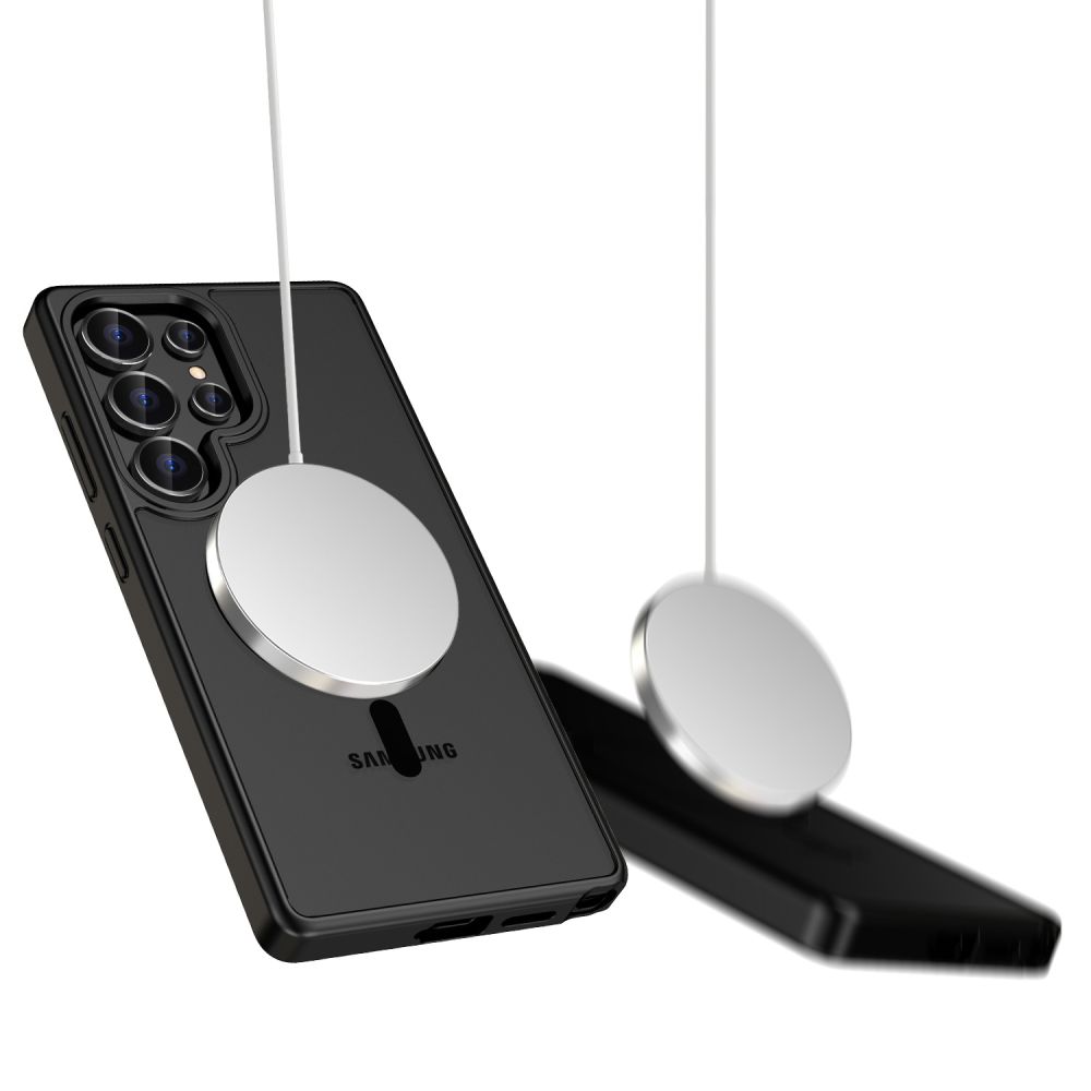 Tech-Protect Tech-Protect Galaxy S25 Ultra Skal MagSafe MagMat Matt Svart