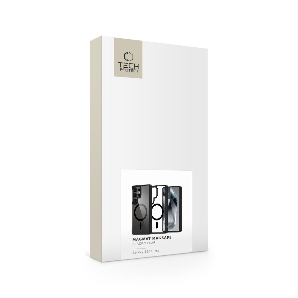 Tech-Protect Tech-Protect Galaxy S25 Ultra Skal MagSafe MagMat Svart/Transparent