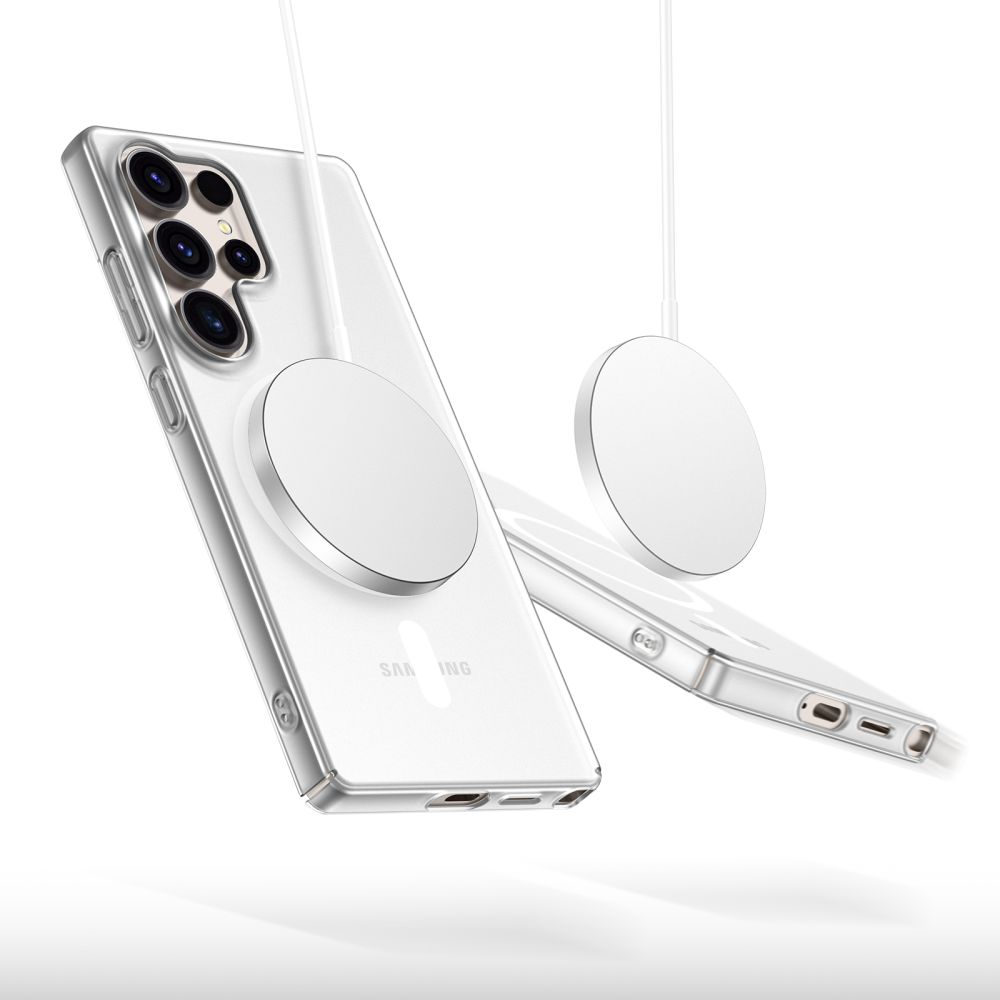 Tech-Protect Tech-Protect Galaxy S25 Ultra Skal MagSafe MagSlim Matt Vit