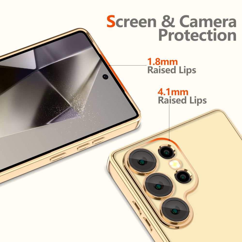 Tech-Protect Tech-Protect Galaxy S25 Ultra Skal MagSafe MagFlex Shiny Gold