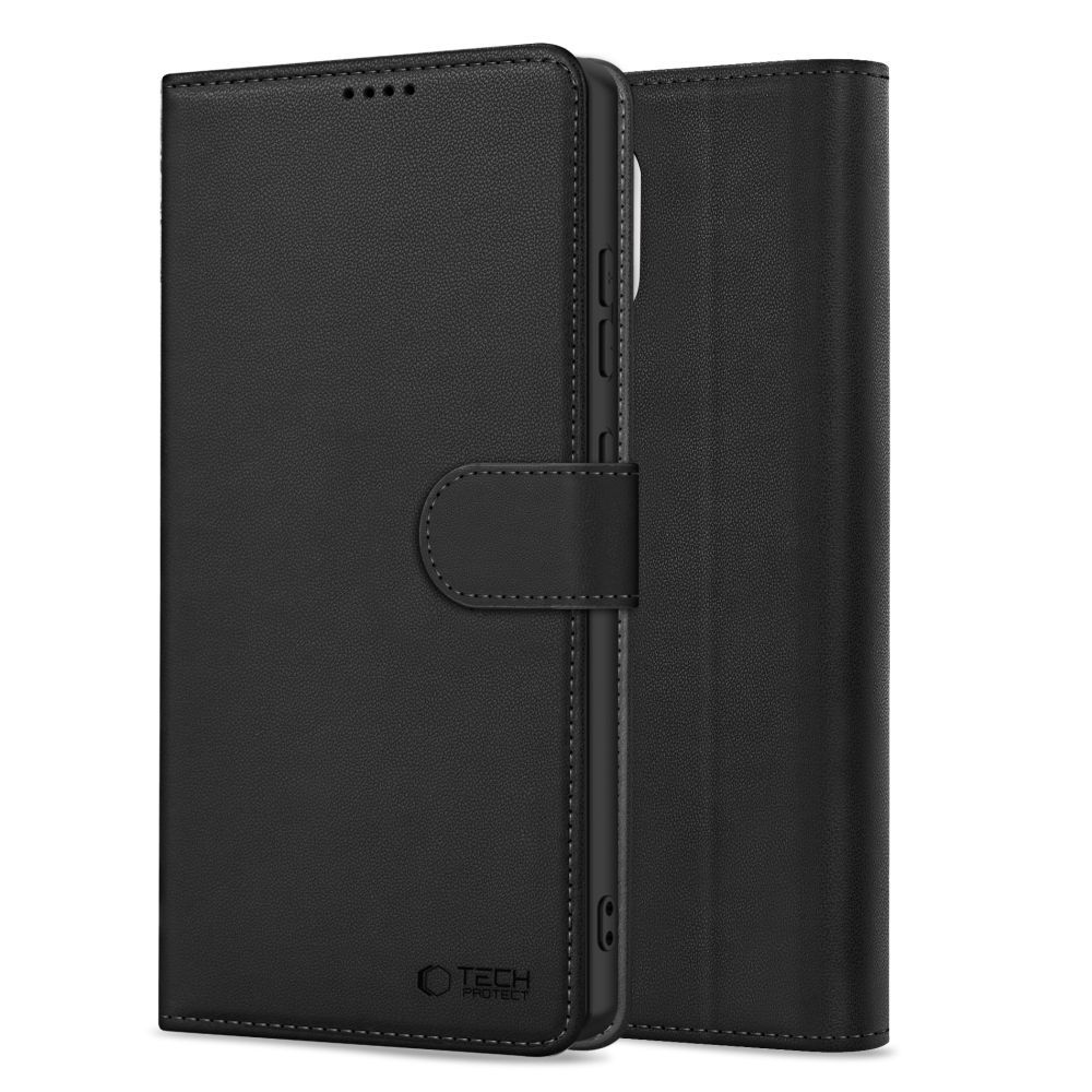 Tech-Protect Tech-Protect Motorola Moto G15/G15 Power Fodral Läder Matt Svart
