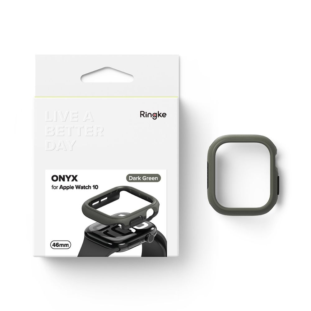 Ringke Ringke Apple Watch 10 (46 mm) Skal Onyx Mörk Grön