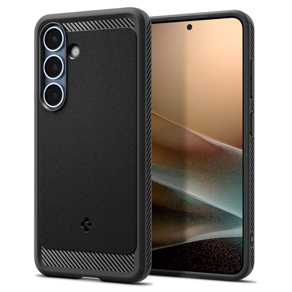 Spigen Spigen Galaxy S25 Skal MagSafe Rugged Armor Matt Svart