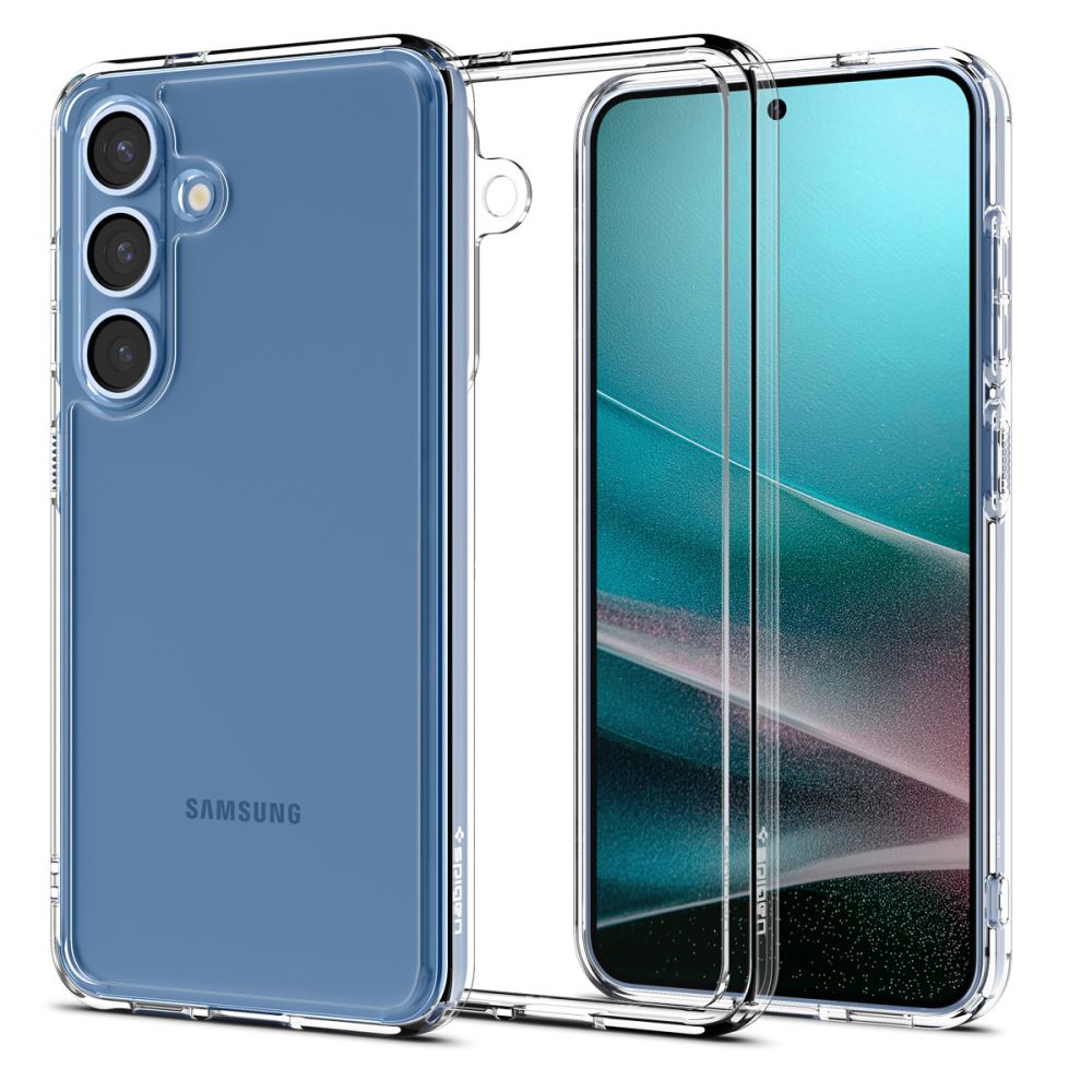 Spigen Spigen Galaxy S25 Skal Ultra Hybrid Crystal Clear