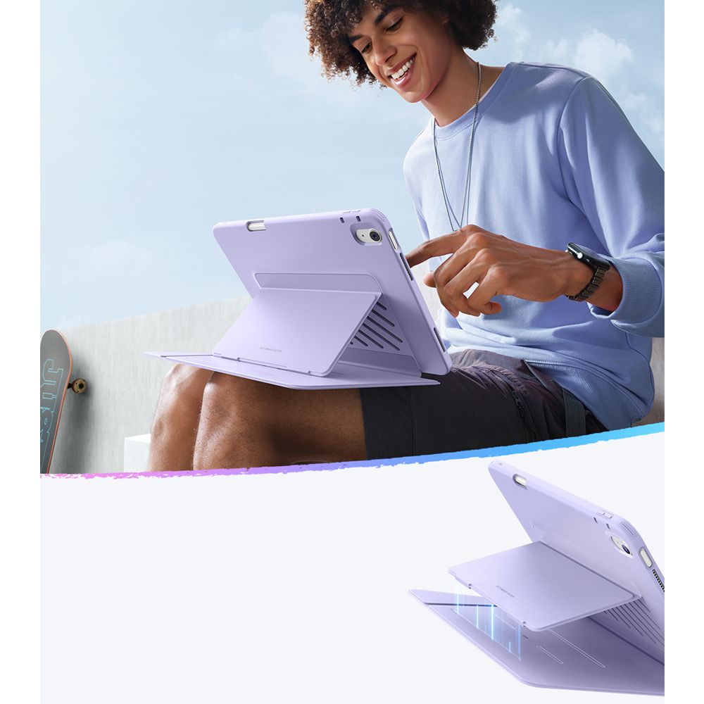 ESR ESR iPad Air 13 2026-2024 Fodral Flip Hybrid Lila