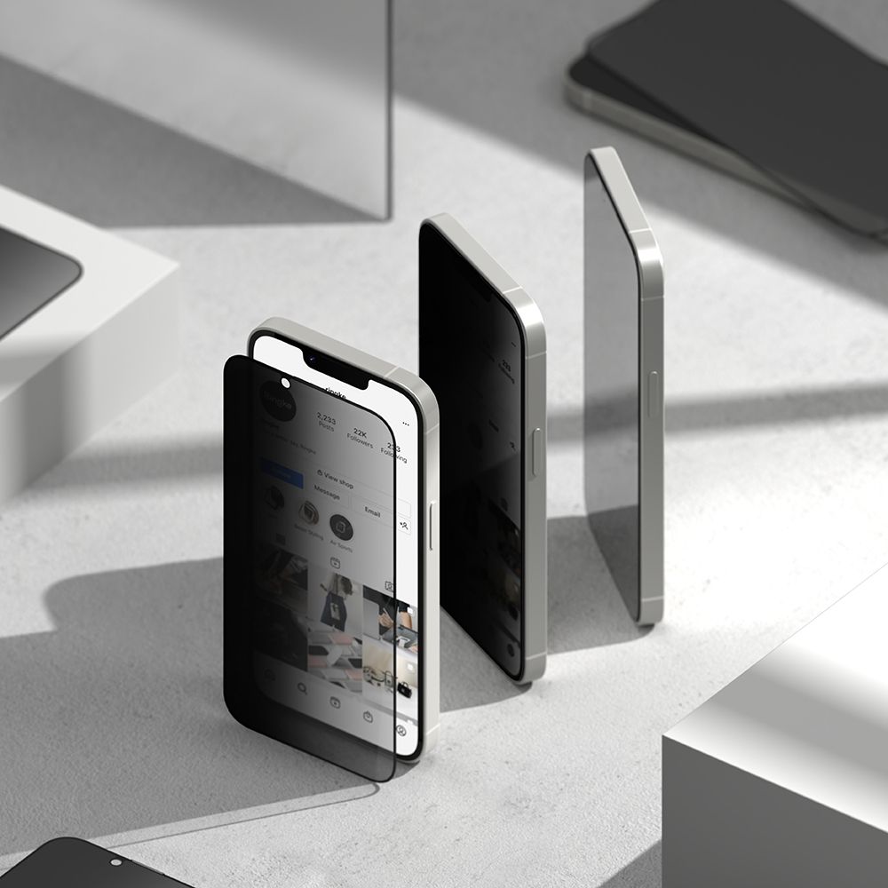 Ringke Ringke iPhone 17e/16e/14/13/13 Pro 2-PACK Easy Slide Skärmskydd