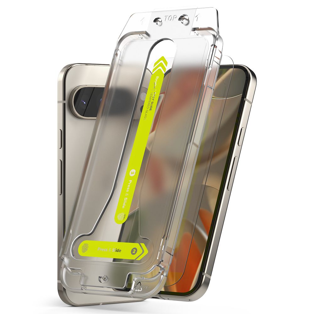 Ringke Ringke Pixel 9 / 9 Pro 2-PACK Easy Slide Skärmskydd Härdat Glas
