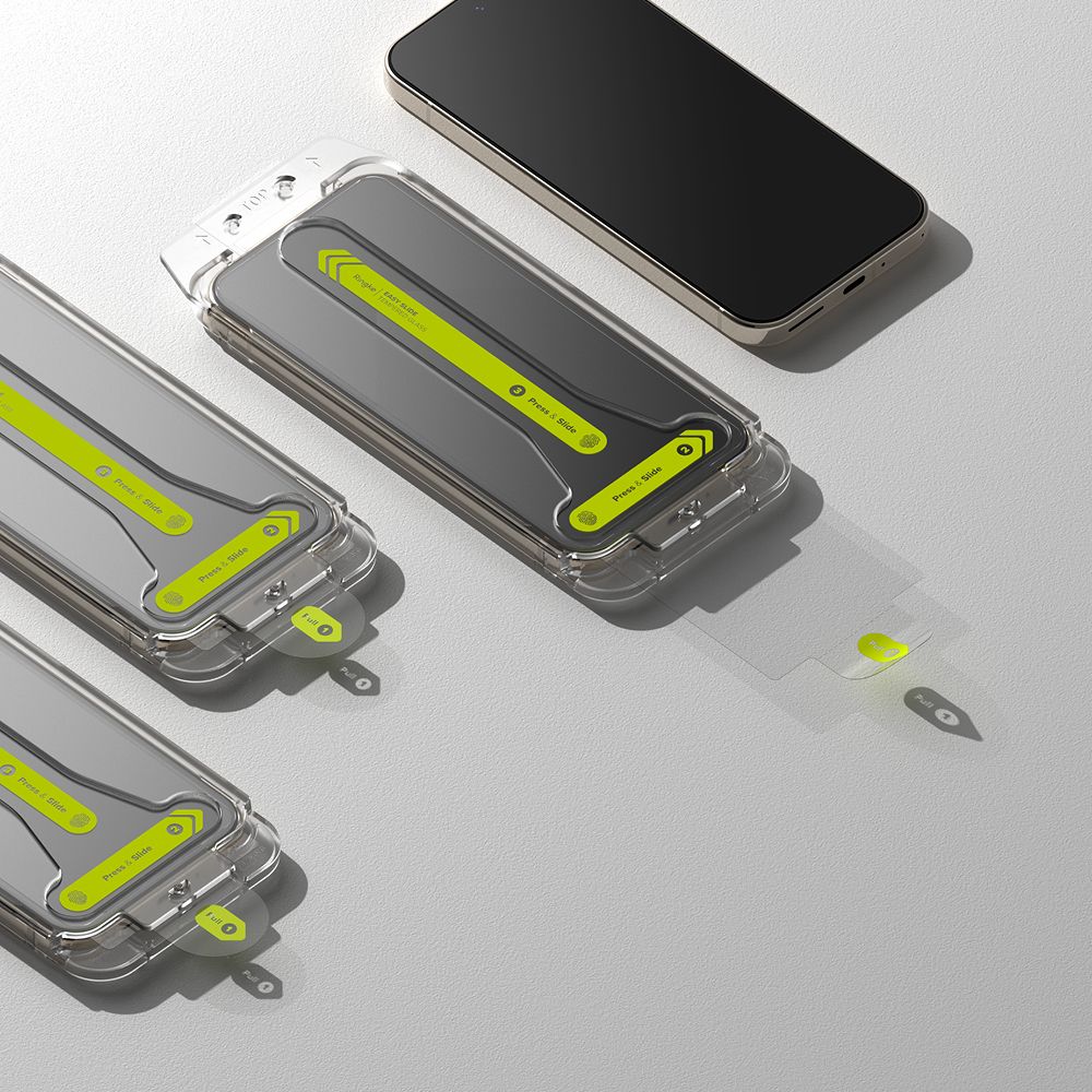 Ringke Ringke Pixel 9 / 9 Pro 2-PACK Easy Slide Skärmskydd Härdat Glas