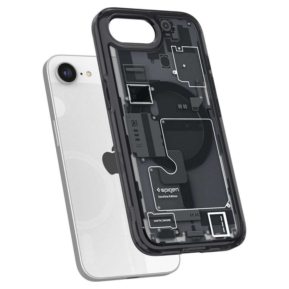 Spigen Spigen iPhone 17e / 16e Skal MagSafe Ultra Hybrid Zero One Svart