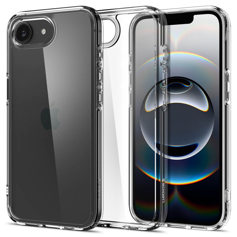 Spigen Spigen iPhone 17e / 16e Skal Ultra Hybrid Crystal Clear