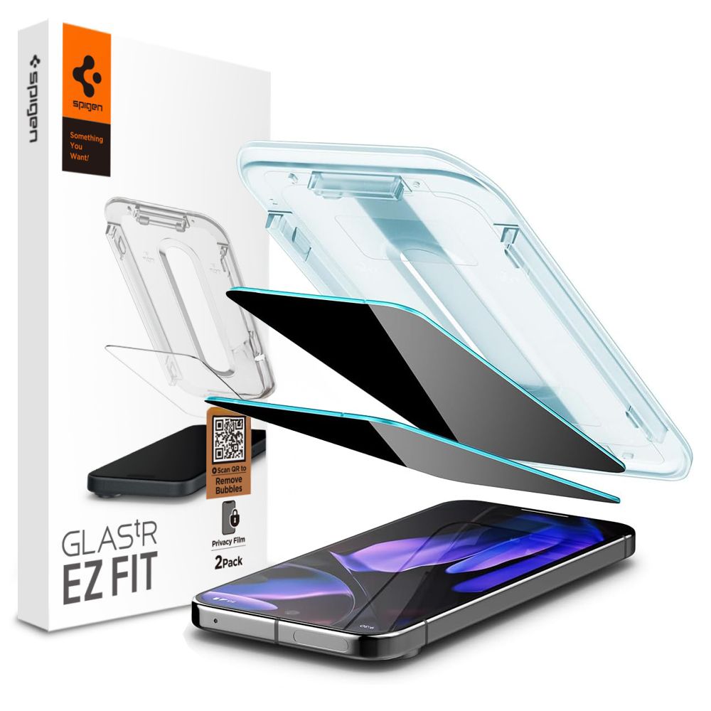 Spigen Spigen Google Pixel 9/9 Pro 2-PACK Skärmskydd GLAS.tR 