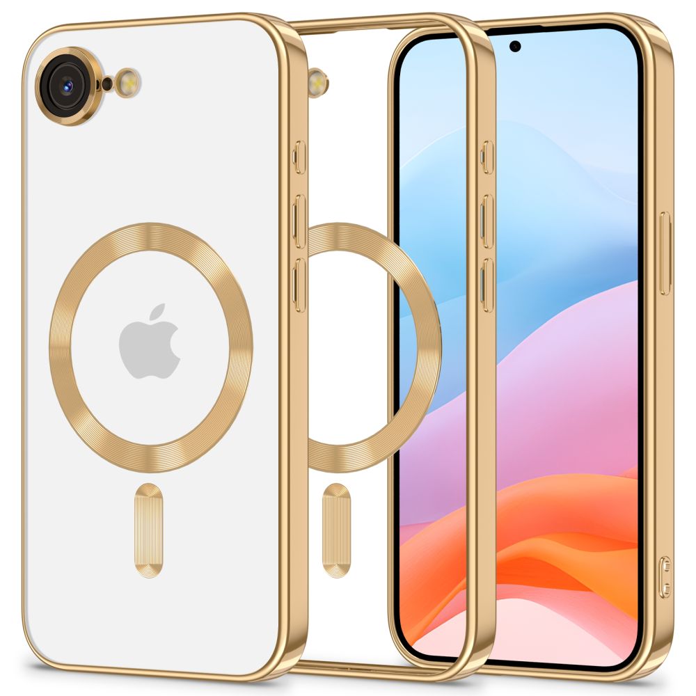 Tech-Protect Tech-Protect iPhone 17e / 16e Skal MagSafe MagFlex Shiny Gold