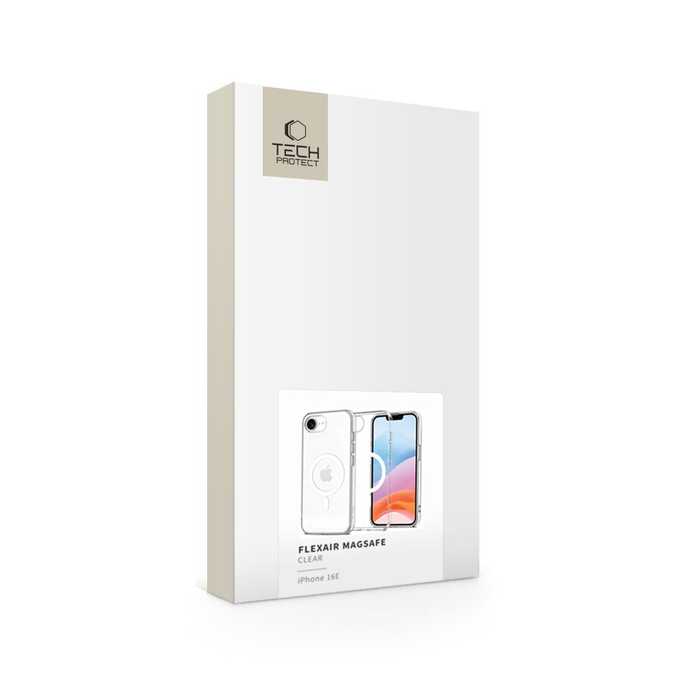Tech-Protect Tech-Protect iPhone 17e / 16e Skal MagSafe FlexAir Transparent