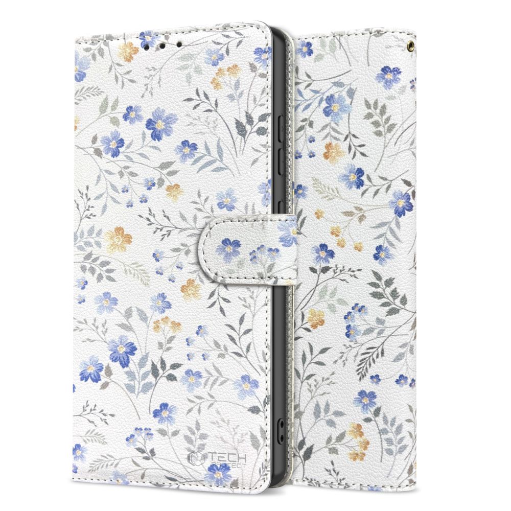 Tech-Protect Tech-Protect iPhone 17e / 16e Fodral Läder Spring Flowers