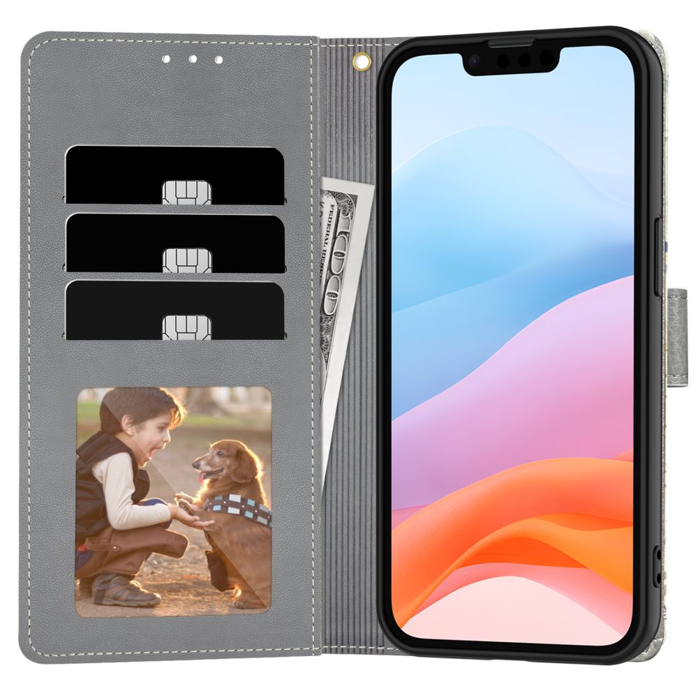Tech-Protect Tech-Protect iPhone 17e / 16e Fodral Läder Spring Flowers