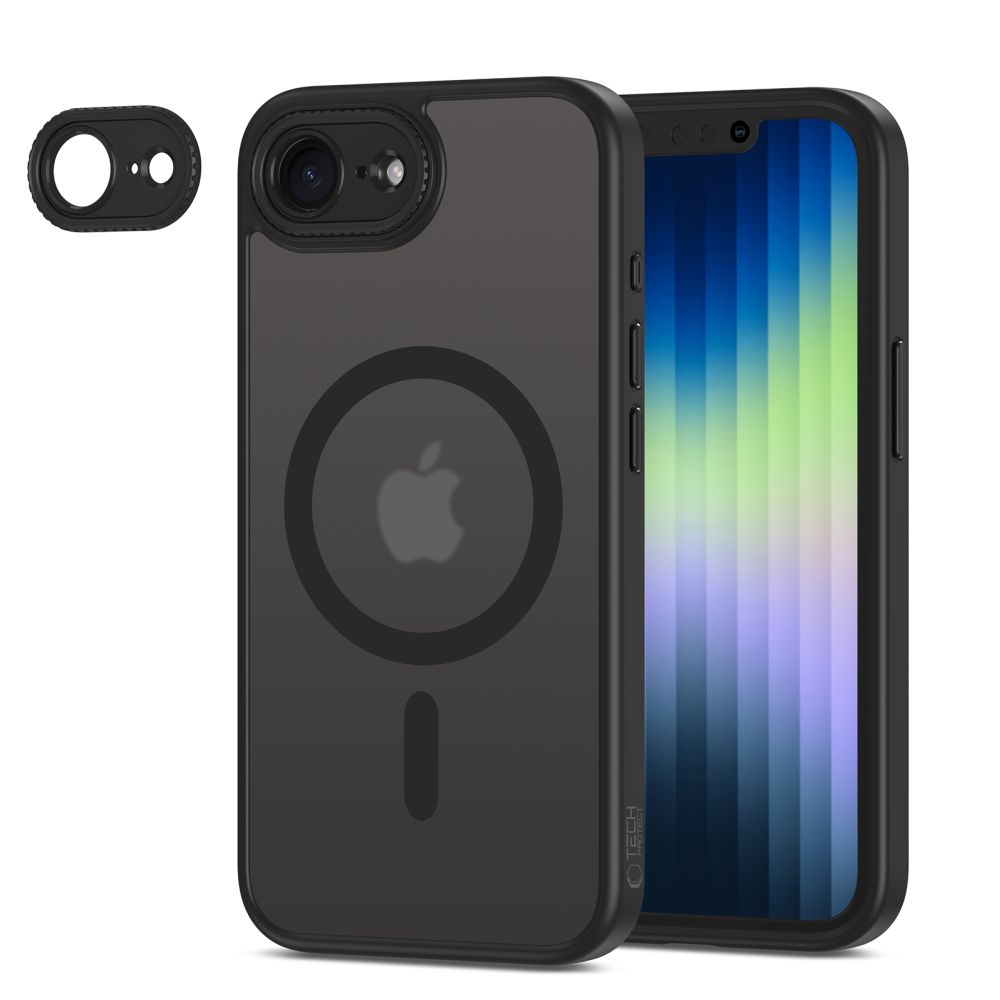 Tech-Protect Tech-Protect iPhone 17e / 16e Skal MagSafe MagCam Matt Svart