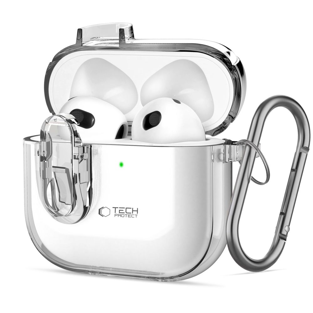 Tech-Protect Tech-Protect AirPods 4 Skal Slim Hook Transparent