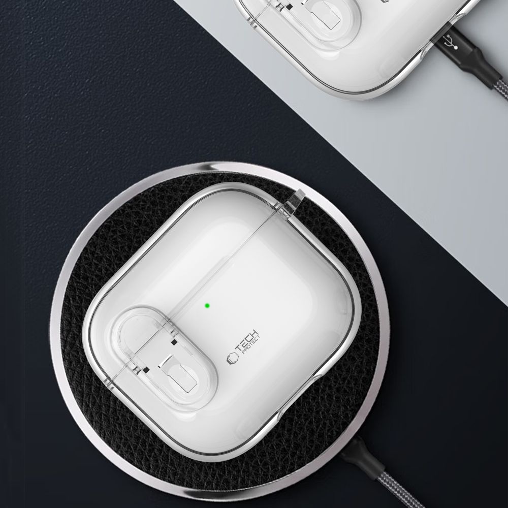 Tech-Protect Tech-Protect AirPods 4 Skal Slim Hook Transparent