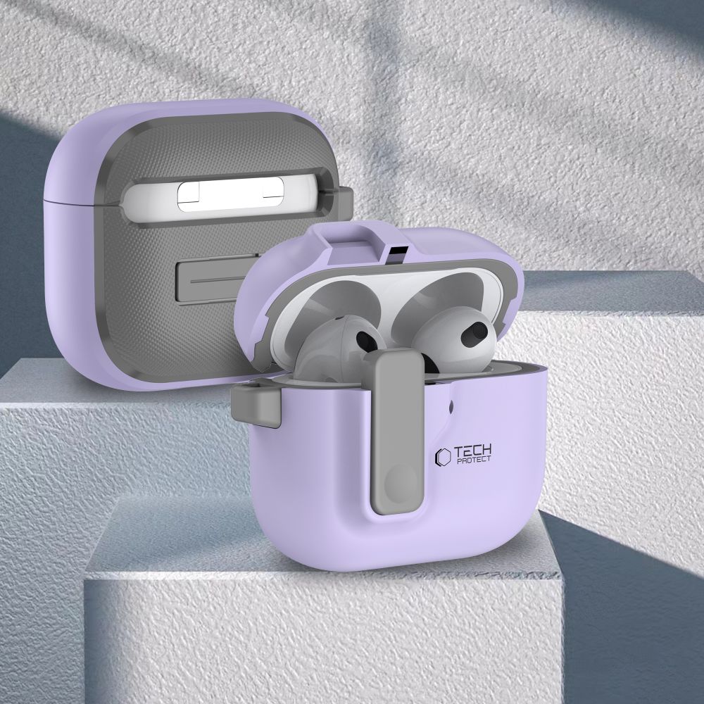 Tech-Protect Tech-Protect AirPods 4 Skal Slim Hook Lavender