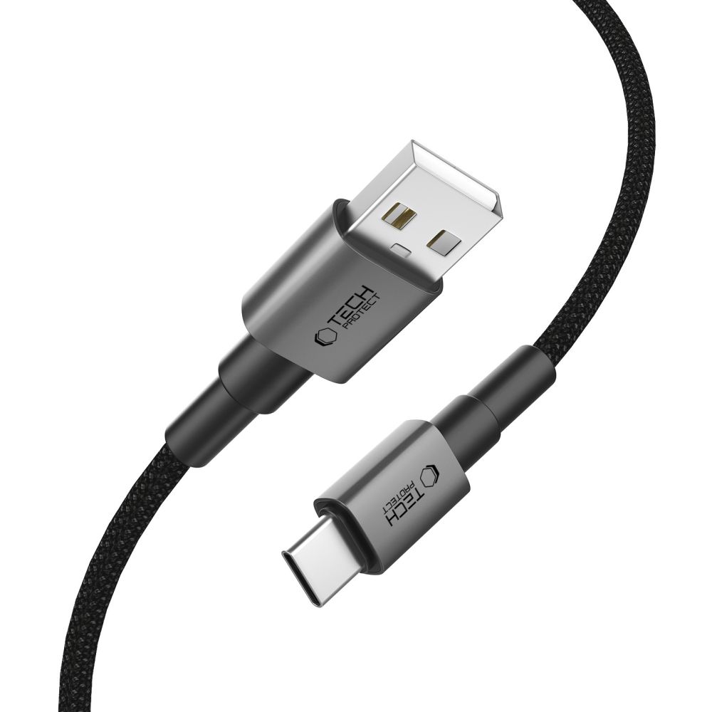 Tech-Protect Tech-Protect 2m 15W/3A USB-C Kabel UltraBoost Iron Grey