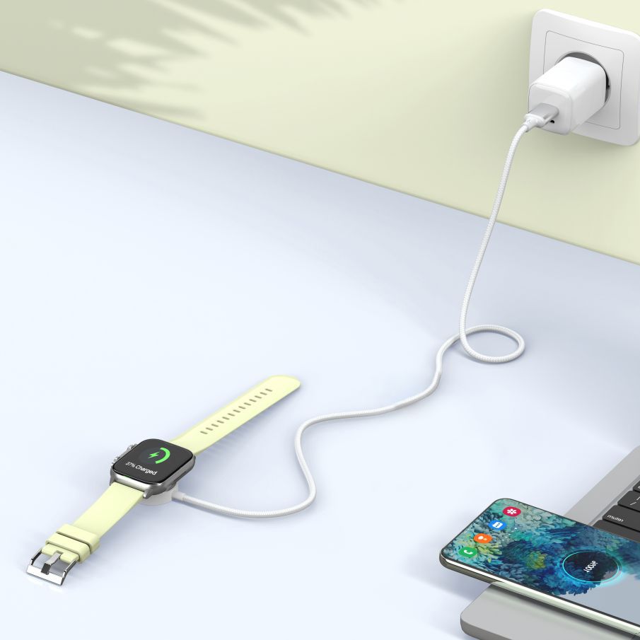 Tech-Protect Tech-Protect 1m Apple Watch Laddare UltraBoost Vit