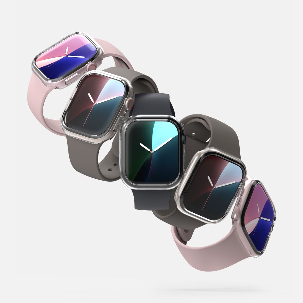 Ringke Ringke Apple Watch 10 46 mm 2-PACK Skal Slim Transparent/Svart