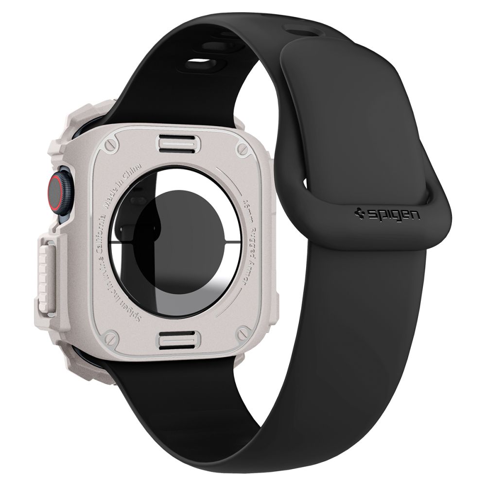 Spigen Spigen Apple Watch 11/10 46 mm Skal Rugged Armor Dune Beige