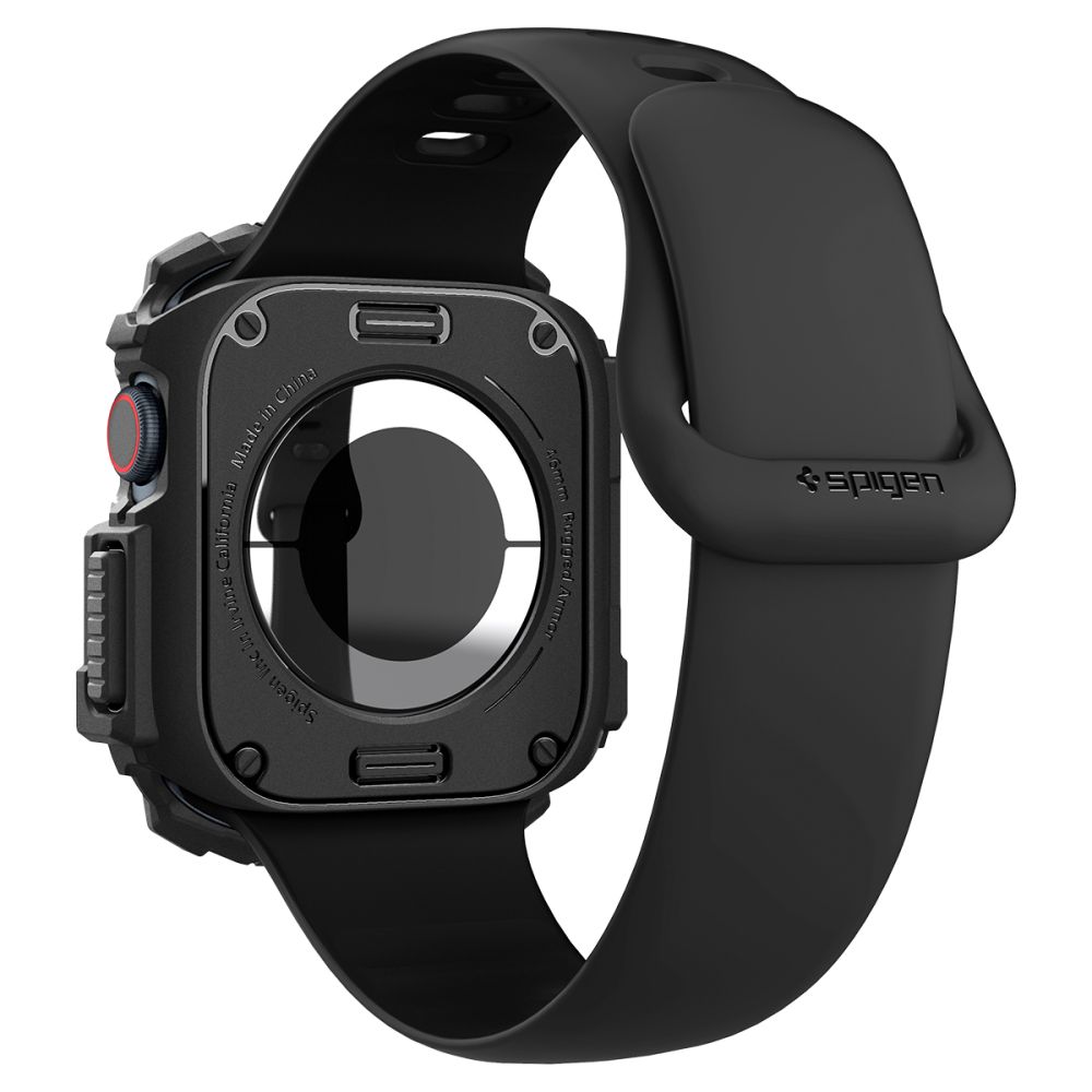 Spigen Spigen Apple Watch 11/10 46 mm Skal Rugged Armor Matt Svart