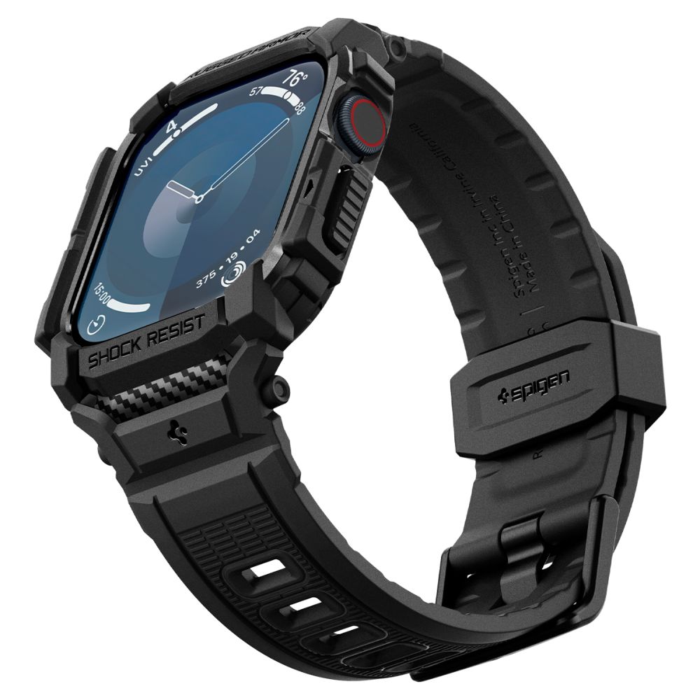 Spigen Spigen Apple Watch 11/10 46 mm Skal Rugged Armor 'Pro' Svart