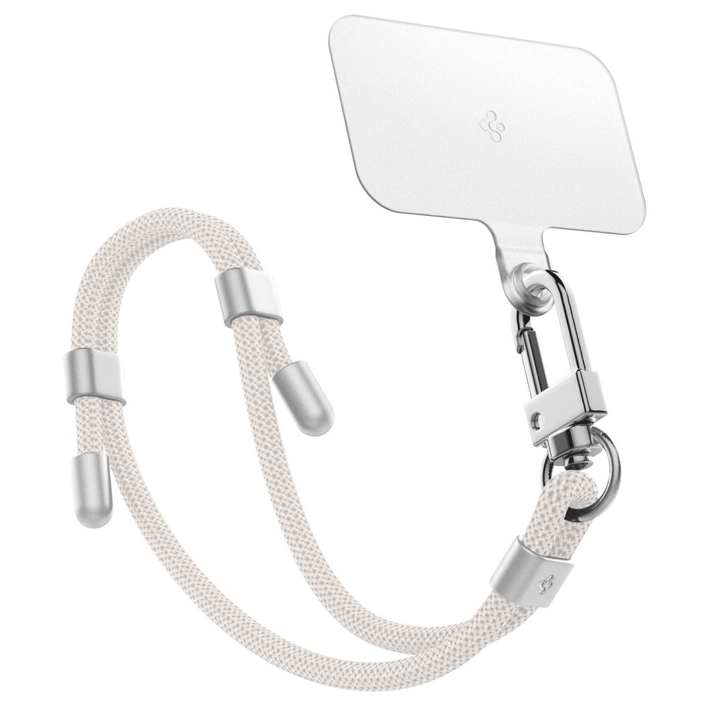 Spigen Spigen Mobilsnöre / Handledsrem Strap Set Pearl White