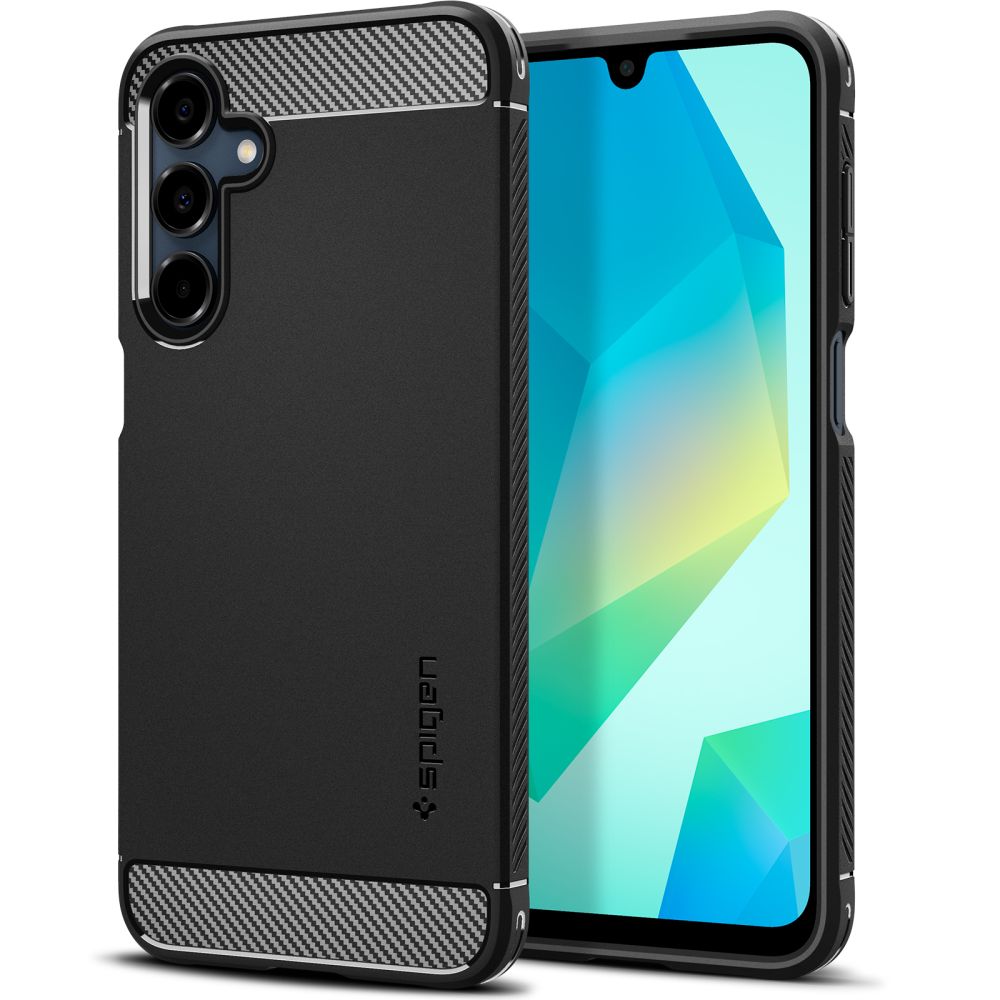 Spigen Spigen Samsung Galaxy A16 Skal Rugged Armor Matt Svart