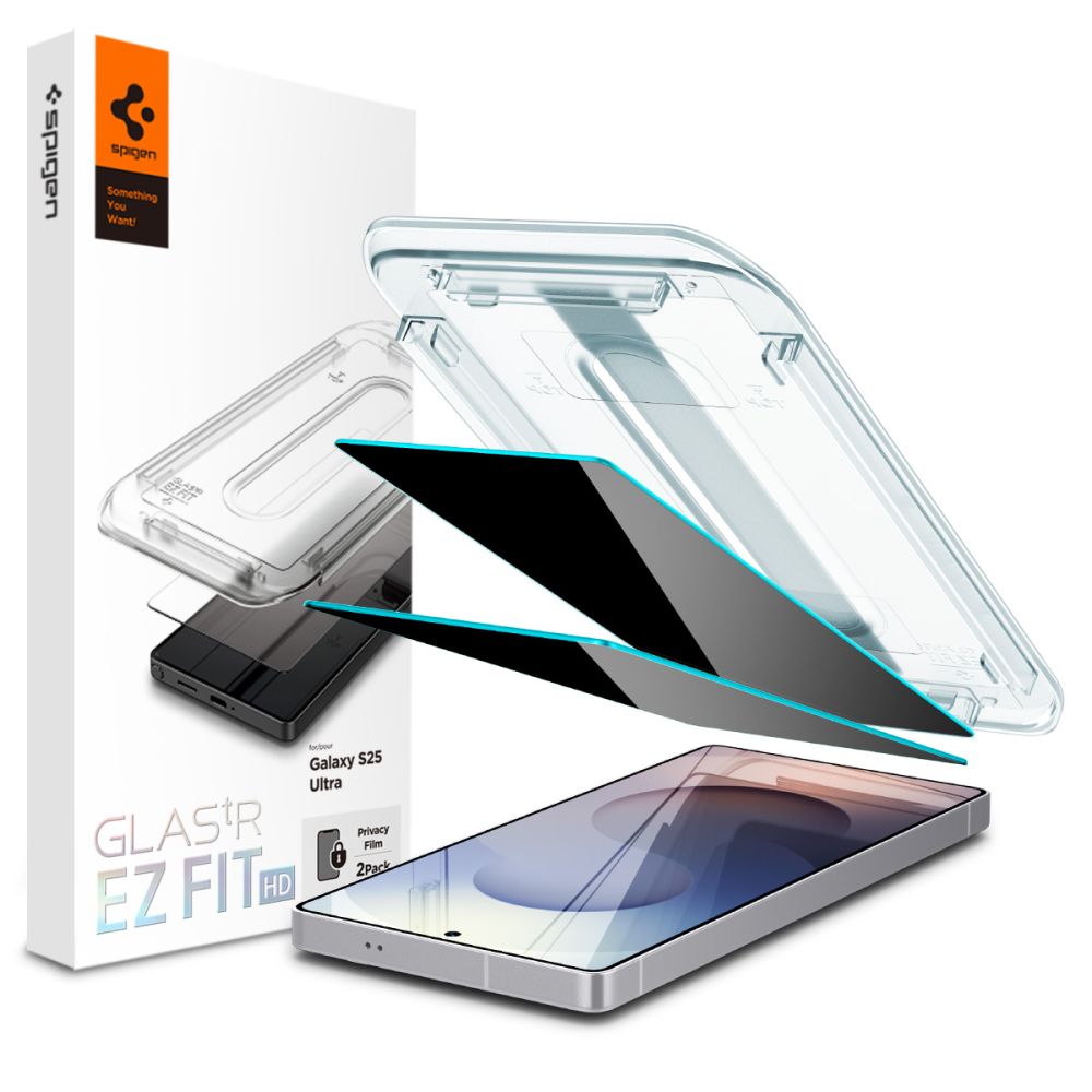 Spigen Spigen Galaxy S25 Ultra 2-PACK Skärmskydd GLAS.tR 