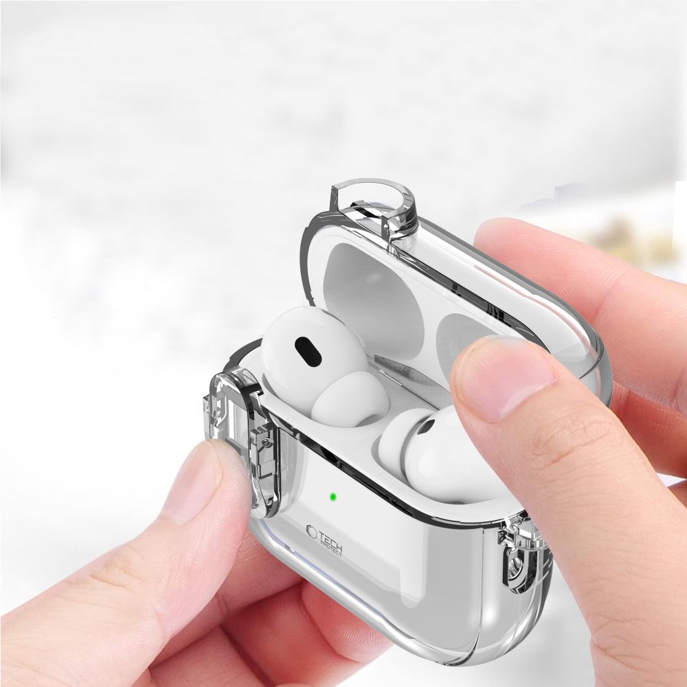 Tech-Protect Tech-Protect AirPods Pro 2/1 Skal Slim Hook Transparent
