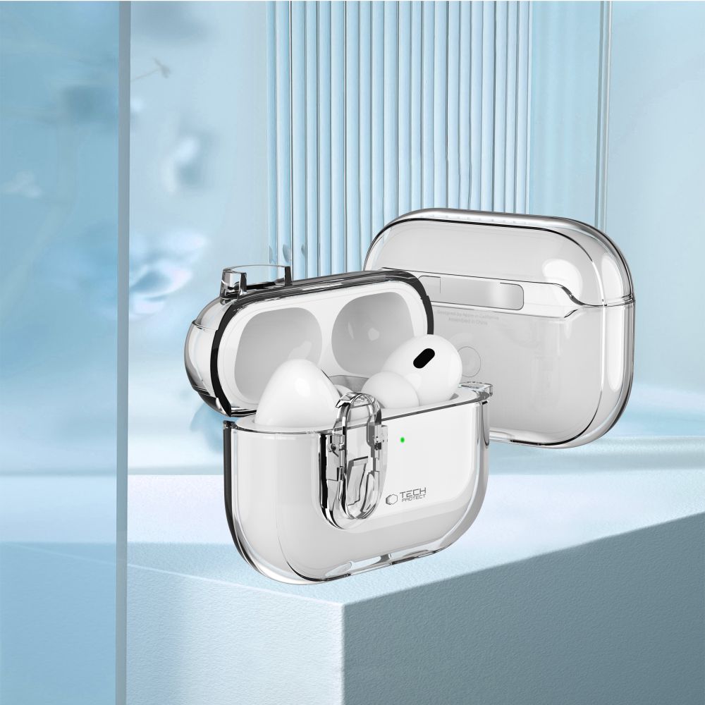 Tech-Protect Tech-Protect AirPods Pro 2/1 Skal Slim Hook Transparent