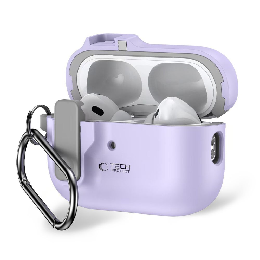 Tech-Protect Tech-Protect AirPods Pro 2/1 Skal Slim Hook Lavender