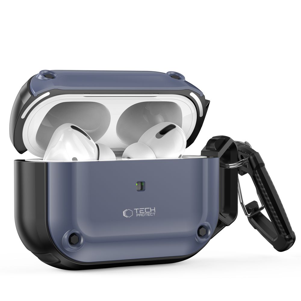 Tech-Protect Tech-Protect AirPods Pro 2/1 Skal Rough Hook Steel Blue