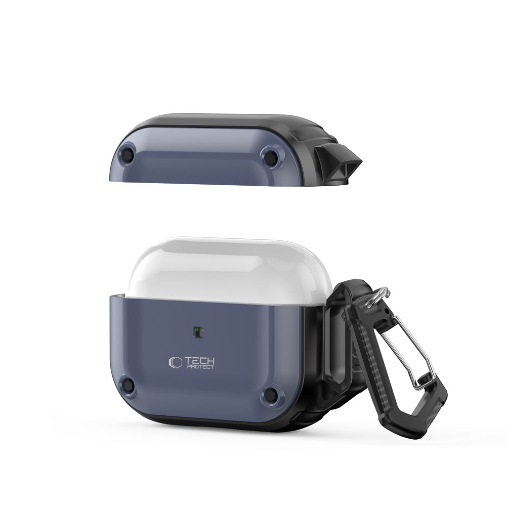 Tech-Protect Tech-Protect AirPods Pro 2/1 Skal Rough Hook Steel Blue