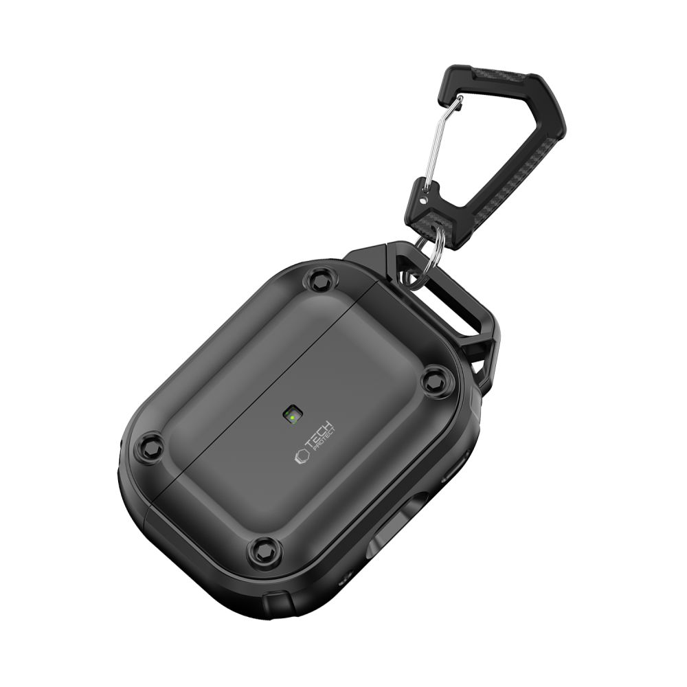 Tech-Protect Tech-Protect AirPods Pro 2/1 Skal Rough Hook Svart