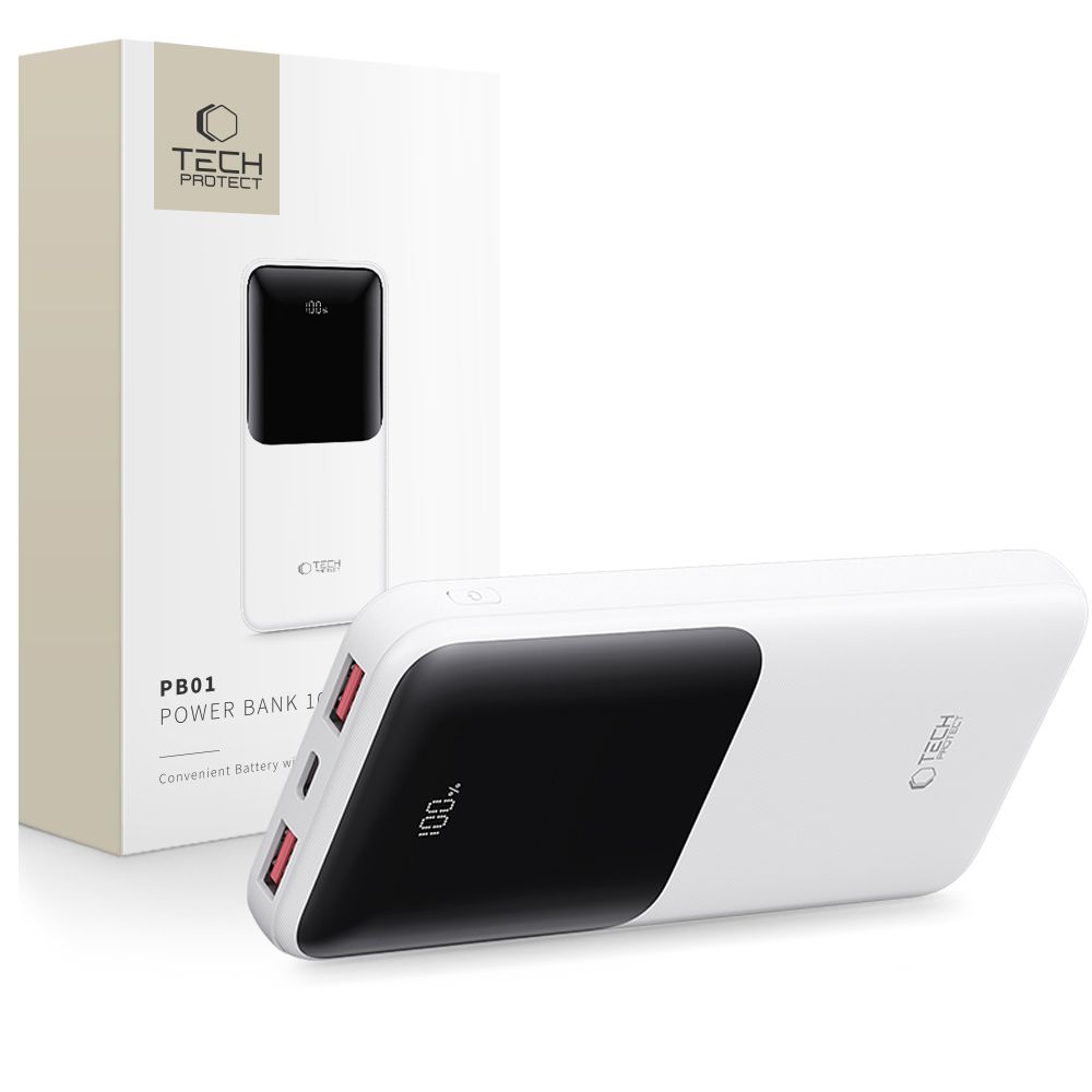 Tech-Protect Tech-Protect 10000 mAh 22.5W Powerbank Vit