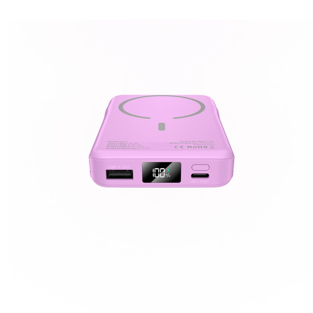 Tech-Protect Tech-Protect 10000 mAh MagSafe PowerBank LifeMag Lavender