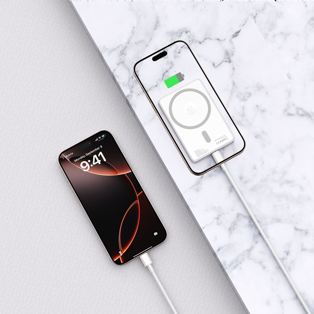 Tech-Protect Tech-Protect 5000 mAh MagSafe Powerbank LifeMag Silver