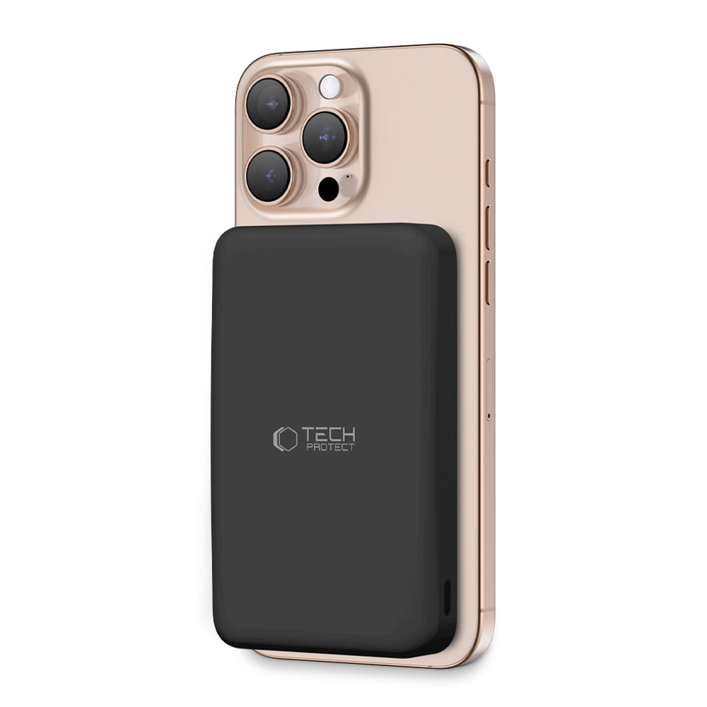 Tech-Protect Tech-Protect 10000 mAh Qi2 MagSafe Powerbank LifeMag Svart