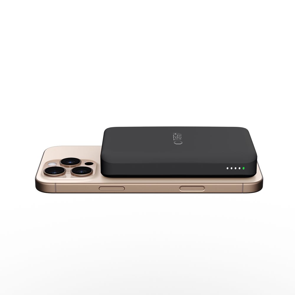Tech-Protect Tech-Protect 10000 mAh Qi2 MagSafe Powerbank LifeMag Svart
