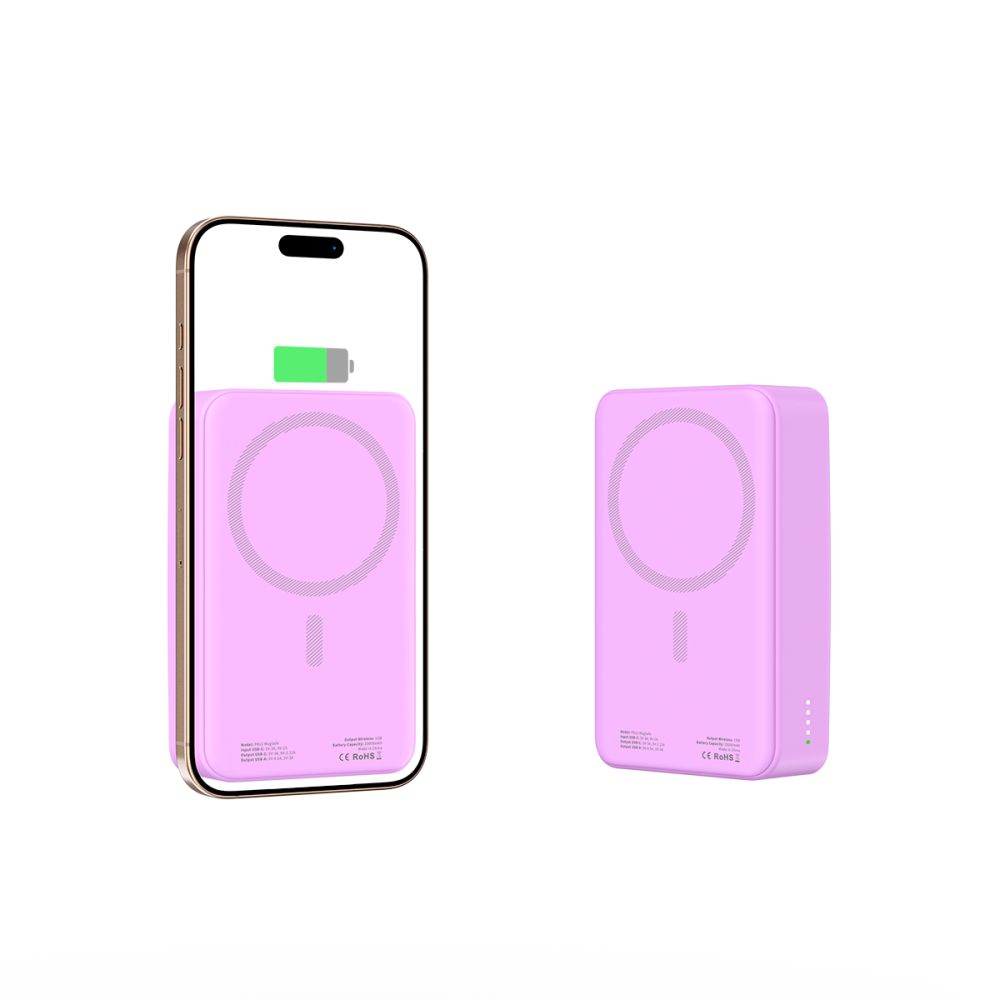 Tech-Protect Tech-Protect 20000 mAh MagSafe Powerbank LifeMag Lila
